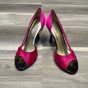 Le Chateau Women's Pink Peep Toe Heels